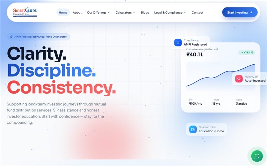 Smartcare Investments website preview